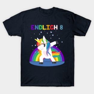 8th birthday unicorn T-Shirt